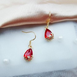 silver crystal temperament earrings samll retro zircon Rhinestone ear stud