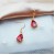 silver crystal temperament earrings samll retro zircon Rhinestone ear stud