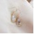 silver crystal temperament earrings samll retro zircon Rhinestone ear stud
