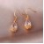 silver crystal temperament earrings samll retro zircon Rhinestone ear stud
