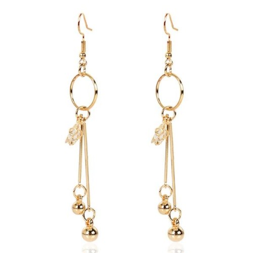  brief Metal earring  occidental style fashion all-Purpose elegant sweet earrings arring woman F