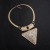 occidental style fashion exaggerating geometry triangle necklace woman short style Collar personality diam