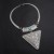 occidental style fashion exaggerating geometry triangle necklace woman short style Collar personality diam