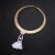 Collar  occidental style  punk wind Metal snake chain tassel necklace woman  trend clavicle chain