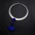 Collar  occidental style  punk wind Metal snake chain tassel necklace woman  trend clavicle chain
