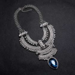 occidental style retro necklace exaggerating pattern necklace woman personalit..