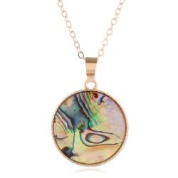 occidental style fashion trend concise Shells concise Round personality neckla..