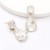 personality wind drop Alloy diamond glass diamond fully-jewelled earrings woman occidental style super brief ear