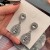 silver super diamond drop earrings woman Korea personality all-Purpose earring occidental style exaggerating ear 