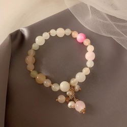 original natural crystal circle bracelet Korean style woman