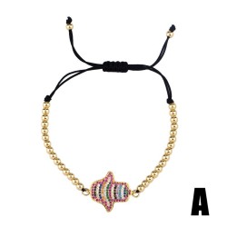 occidental style fashion rainbow diamond bracelet lady braceletbrb