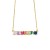 occidental style Colorful zircon pendant fashion personality bronze diamond necklace womannk
