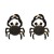 personality fashion cartoon samll ear stud day lovely earrings