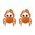 personality fashion cartoon samll ear stud day lovely earrings