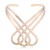occidental style geometry Irregular Metal Collar  punk unique exaggerating Collar necklace