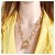 occidental style  Five-pointed star buckle pendant necklace  clavicle chain Alloy