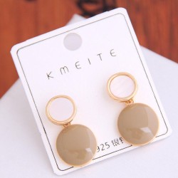 fine Korean style fashion sweetOL color all-Purpose concise personality ear st..
