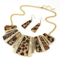occidental style fashion  Metal  leopard concise geometry Modeling temperament..