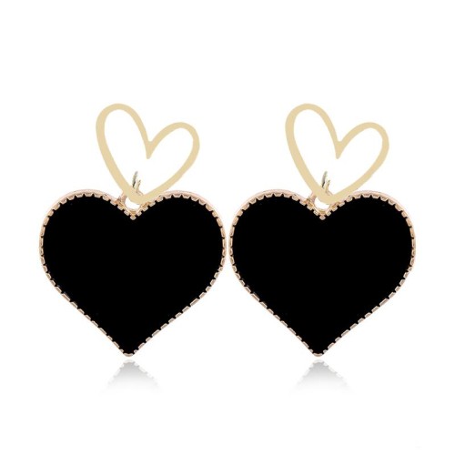 occidental style trend  concise all-Purpose color love personality temperament ear stud