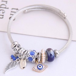 occidental style fashion  Metal all-PurposeD angel wings  eyes  pendant more e..