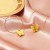  occidental style  fashion fashion color Acrylic butterfly earrings personality butterfly buckle woman