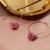  occidental style  fashion fashion color Acrylic butterfly earrings personality butterfly buckle woman