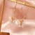  occidental style  fashion fashion color Acrylic butterfly earrings personality butterfly buckle woman