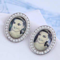 occidental style fashion  concise all-Purpose woman temperament ear stud
