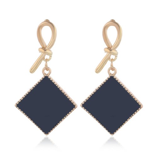 fine Korean style fashion  sweetOL  color  geometry square temperament personality ear stud