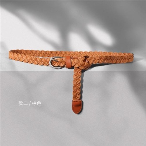 retro lady twisted weave belt  Korean style Dress ornament belt belt