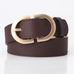 lady belt brief all-Purpose Cowboy beltins wind  Korean style leisure Metal bu..