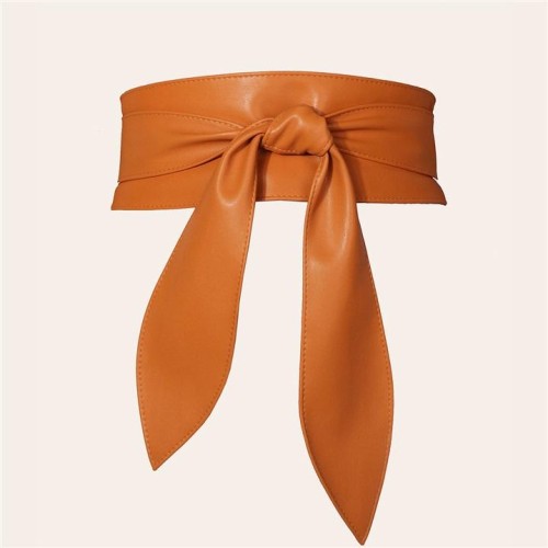 lady width Girdle all-Purpose elegant bow belt super long belt