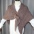 Korean style Collar false collar scarf autumn Winter shawl Pearl buckle knitting woolen samll