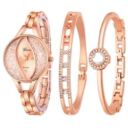 VE fashon women quartz watch damond bangle