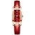 elegant temperament square lady quartz watch-face  personality samll watch-face belt lady wrist-watches