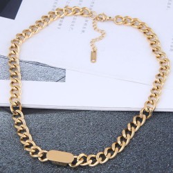 occidental style fashion Metal concise titanium steel personality temperament ..