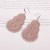 silver occidental style Alloy earrings temperament Round geometry flowers candy color Earring