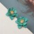occidental style frosting flowers Earring  sweet temperament fashion ethnic style all-Purpose ear stud