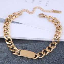 occidental style fashion Metal concise titanium steel personality temperament ..