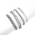 exaggerating Alloy chain multilayer bracelet woman  occidental style fashion gold bangle