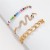 exaggerating Alloy chain multilayer bracelet woman  occidental style fashion gold bangle