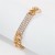 exaggerating Alloy chain multilayer bracelet woman  occidental style fashion gold bangle