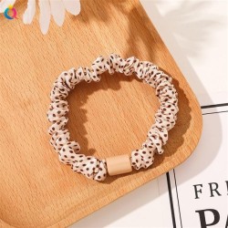  Koreanins big circle fresh pure color head rope head rope circle woman