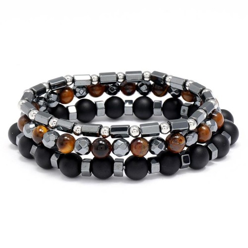 occidental style man woman fashion braceletdiy three set beads lovers