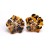 occidental style ethylic acid retro Acrylic Earring Alloy flowers leopard earrings personality exaggerating 