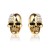  retro surface skull fully-jewelled ear stud personality earrings man woman
