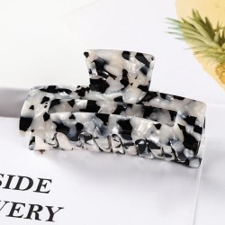 Korean style Acetate sheet woman temperament hair clip brief geometry watch-fa..