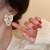 silver autumn diamond Pearl bow earrings retro samll wind temperament ear stud sweet arring