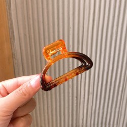 Korea half elegant temperament retro square hair clip woman head