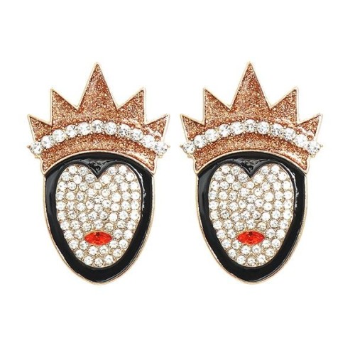 occidental style creative woman earrings ear stud diamond arring